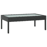 16 Piece Garden Lounge Set with Cushions Poly Rattan Black - Extra Image