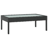 16 Piece Garden Lounge Set with Cushions Poly Rattan Black - Extra Image