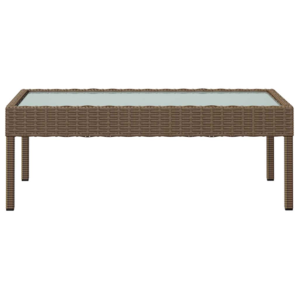 16 Piece Garden Lounge Set with Cushions Poly Rattan Brown