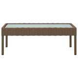 16 Piece Garden Lounge Set with Cushions Poly Rattan Brown