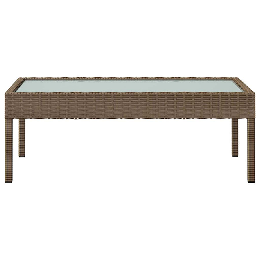16 Piece Garden Lounge Set with Cushions Poly Rattan Brown