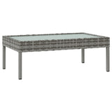16 Piece Garden Lounge Set with Cushions Poly Rattan Grey - Extra Image