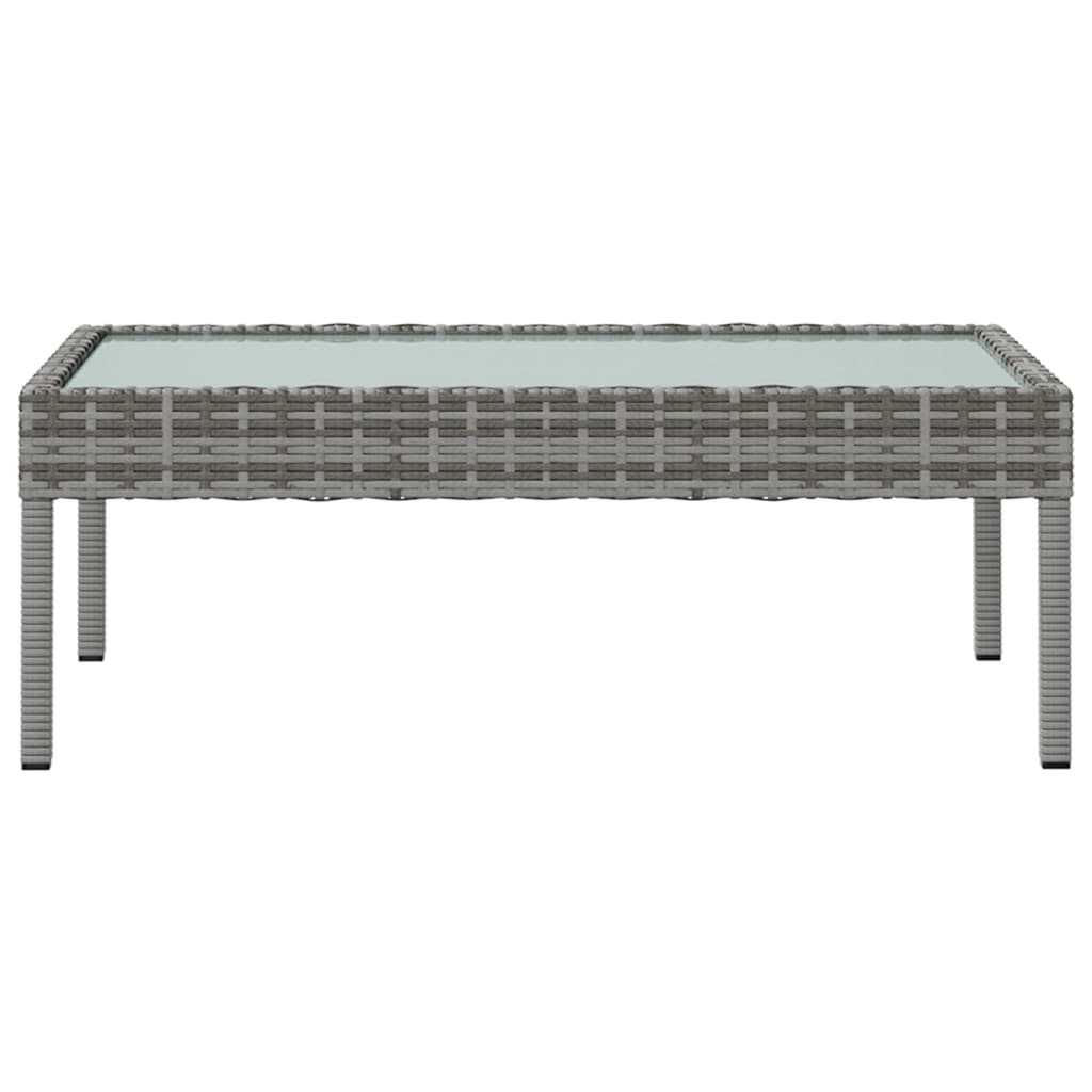 16 Piece Garden Lounge Set with Cushions Poly Rattan Grey