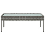 16 Piece Garden Lounge Set with Cushions Poly Rattan Grey - Extra Image