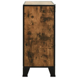Storage Cabinets 2 pcs Rustic Brown 72x36x82 cm Metal and MDF - 45-Degree Angle