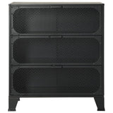 Storage Cabinets 2 pcs Grey 72x36x82 cm Metal and MDF