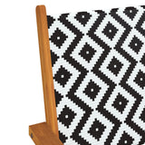 Garden Chairs 8 pcs Solid Acacia Wood - Close-Up Angle