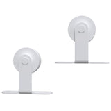 Sliding Door Hardware Kit 183 cm Steel White - 45-Degree Angle