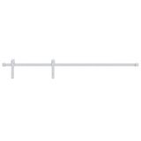 Sliding Door Hardware Kit 200 cm Steel White