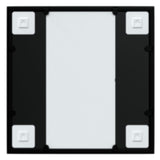 Wall Mirror Black 40x40 cm Metal