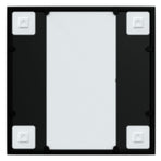 Wall Mirror Black 40x40 cm Metal