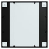 Wall Mirror Black 60x60 cm Metal - Top-Down View