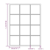 Wall Mirror Black 80x60 cm Metal - Low Angle