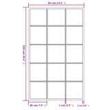 Wall Mirror Black 100x60 cm Metal