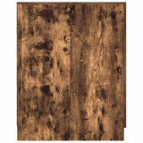 Washing Machine Cabinet Smoked Oak 71x71.5x91.5cm - 45-Degree Angle