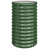 Garden Planter Galvanised Steel 40x40x68 cm Green