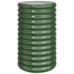 Garden Planter Galvanised Steel 40x40x68 cm Green