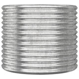 Garden Planter Galvanised Steel 80x80x68 cm Silver