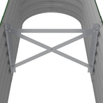 Garden Raised Bed Galvanised Steel 152x40x36 cm Green