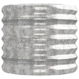 Garden Raised Bed Galvanised Steel 224x40x36 cm Silver - Top-Down View