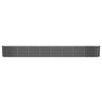 Garden Raised Bed Galvanised Steel 332x40x36 cm Anthracite