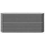 Garden Raised Bed Galvanised Steel 152x40x68 cm Anthracite