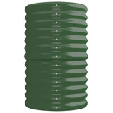 Garden Raised Bed Galvanised Steel 224x40x68 cm Green