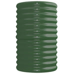 Garden Raised Bed Galvanised Steel 224x40x68 cm Green