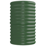 Garden Raised Bed Galvanised Steel 224x40x68 cm Green - Top-Down View