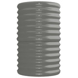 Garden Raised Bed Galvanised Steel 224x40x68 cm Grey