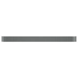 Garden Raised Bed Galvanised Steel 512x80x36 cm Grey