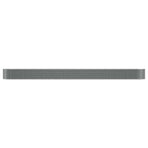 Garden Raised Bed Galvanised Steel 512x80x36 cm Grey
