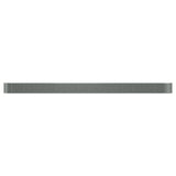 Garden Raised Bed Galvanised Steel 620x80x36 cm Grey