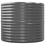 Garden Raised Bed Galvanised Steel 224x80x68 cm Anthracite - 45-Degree Angle