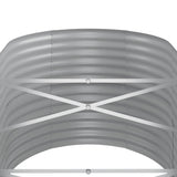 Garden Raised Bed Galvanised Steel 368x80x68 cm Anthracite