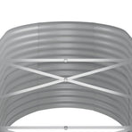 Garden Raised Bed Galvanised Steel 368x80x68 cm Anthracite
