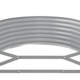 Garden Raised Bed Galvanised Steel 175x100x36 cm Anthracite