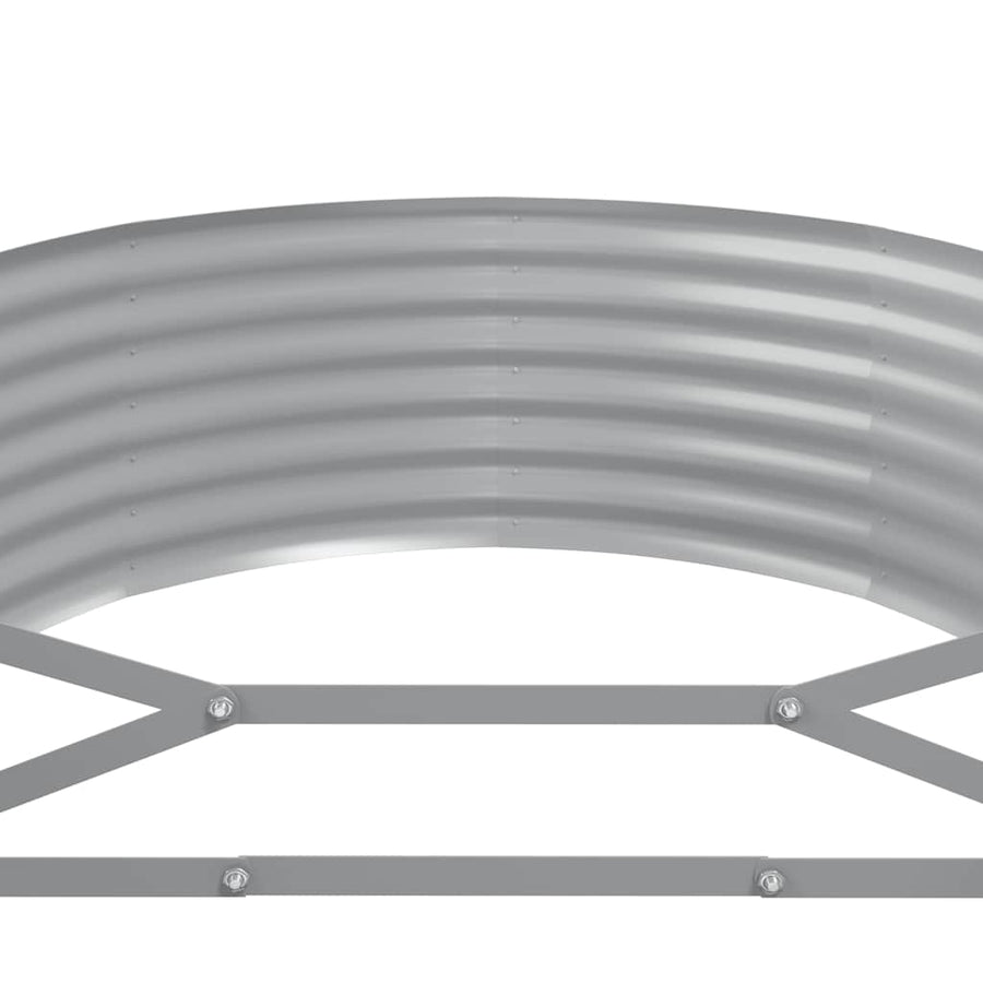 Garden Raised Bed Galvanised Steel 175x100x36 cm Anthracite