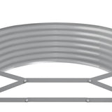 Garden Raised Bed Galvanised Steel 249x100x36 cm Anthracite