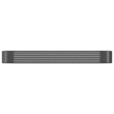 Garden Raised Bed Galvanised Steel 322x100x36 cm Anthracite