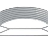 Garden Raised Bed Galvanised Steel 214x140x36 cm Anthracite