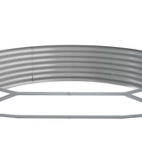 Garden Raised Bed Galvanised Steel 296x140x36 cm Anthracite