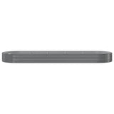 Garden Raised Bed Galvanised Steel 450x140x36 cm Grey