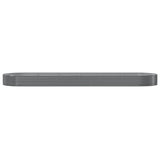 Garden Raised Bed Galvanised Steel 523x140x36 cm Grey - Side View