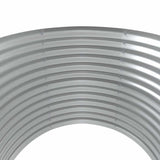 Garden Raised Bed Galvanised Steel 100x100x68 cm Green