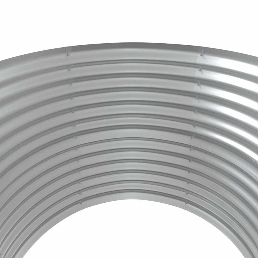 Garden Raised Bed Galvanised Steel 100x100x68 cm Brown