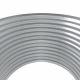 Garden Raised Bed Galvanised Steel 100x100x68 cm Anthracite
