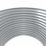 Garden Raised Bed Galvanised Steel 100x100x68 cm Anthracite - Top-Down View