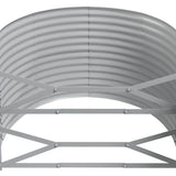 Garden Raised Bed Galvanised Steel 175x100x68 cm Anthracite