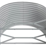 Garden Raised Bed Galvanised Steel 249x100x68 cm Anthracite - 45-Degree Angle